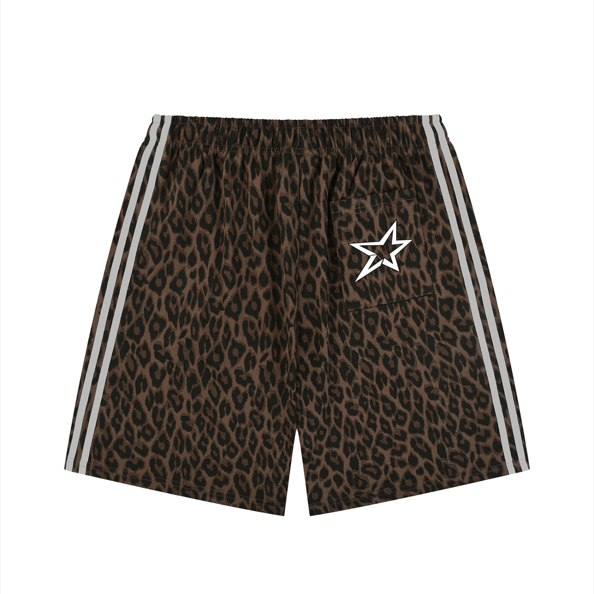 Vengeance Star - Leopard Drawstring Shorts