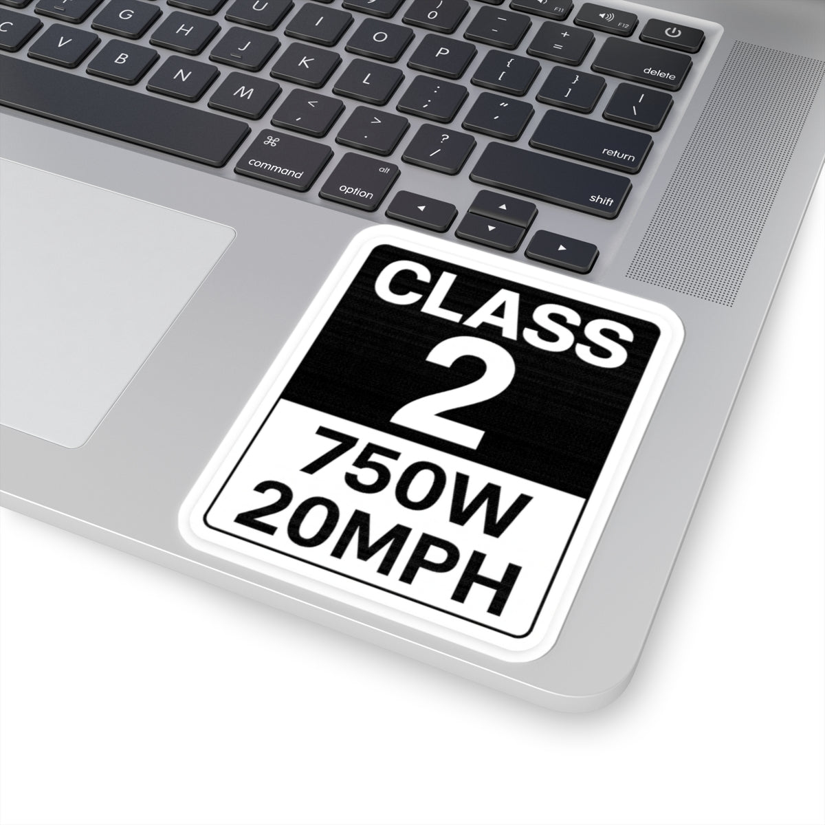 Class 2 750W 20MPH Sticker