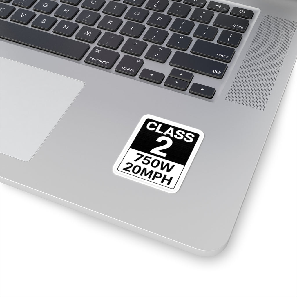 Class 2 750W 20MPH Sticker