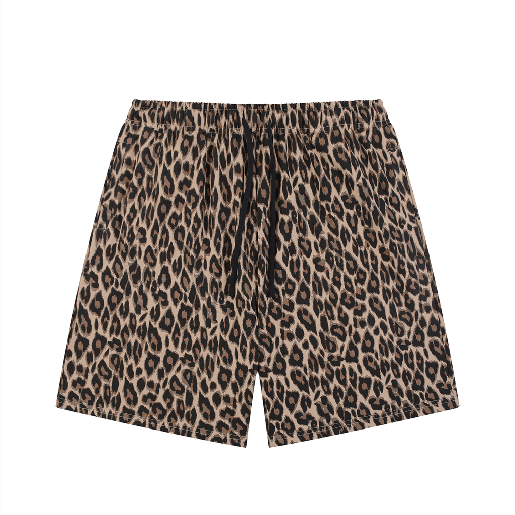 Vengeance Star - Leopard Drawstring Shorts