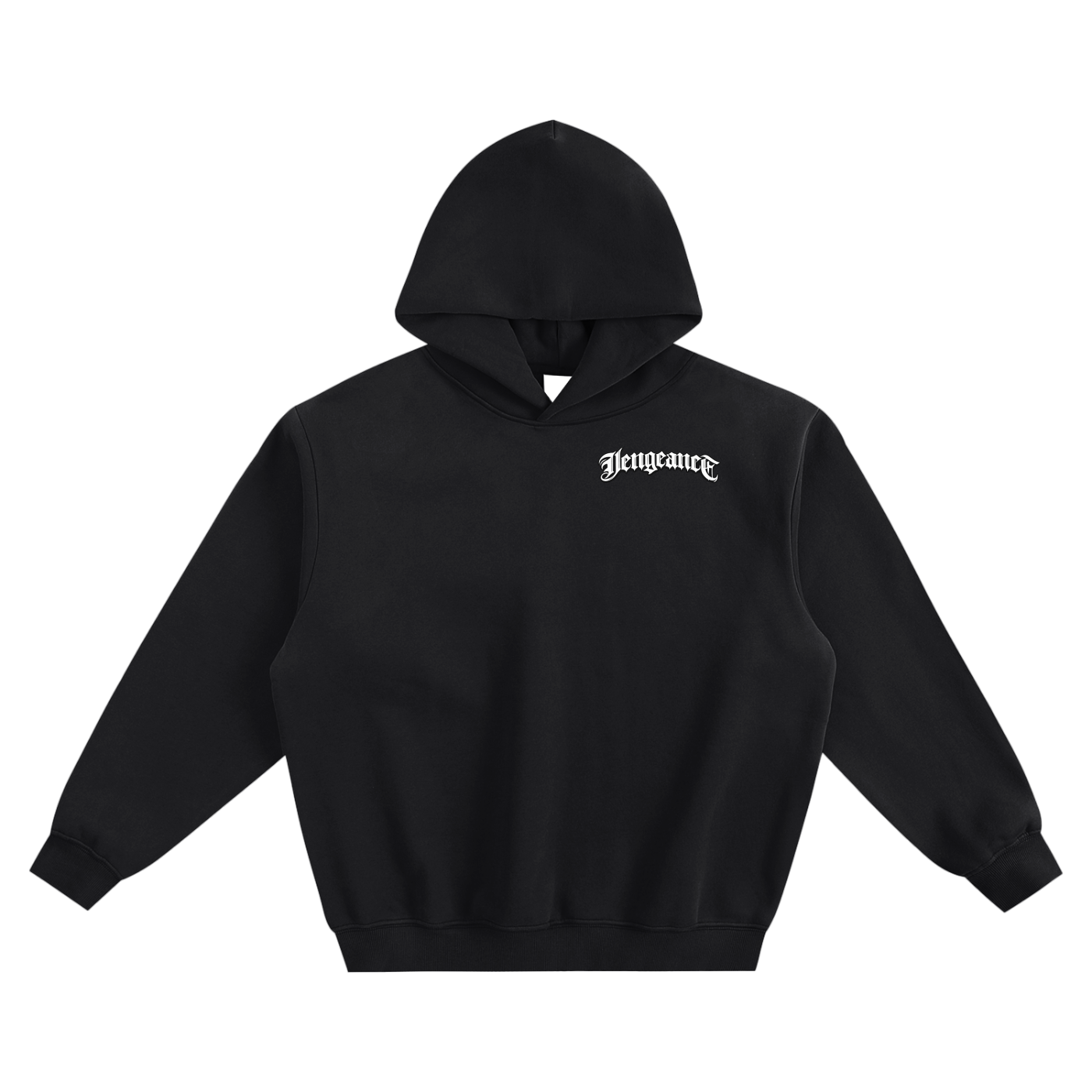 Graffiti Web Fleeced Boxy Hoodie