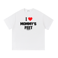 I Heart Feet Essential Baggy Cotton T-Shirt