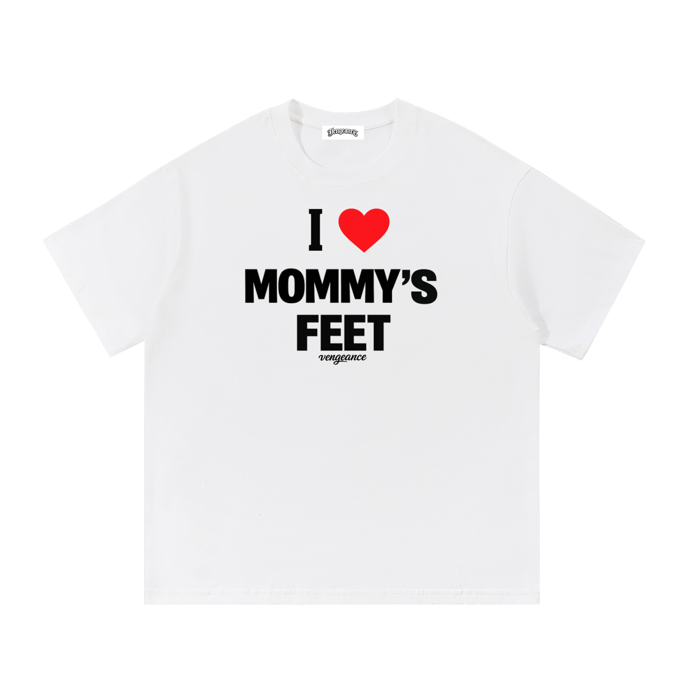 I Heart Feet Essential Baggy Cotton T-Shirt