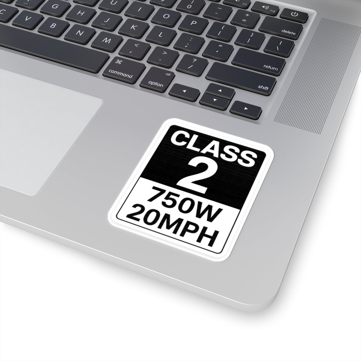 Class 2 750W 20MPH Sticker