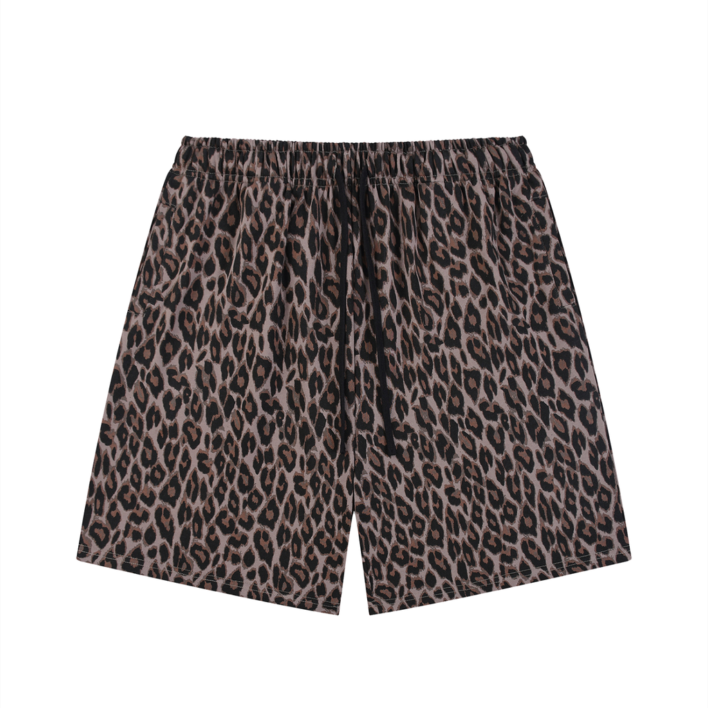 Vengeance Star - Leopard Drawstring Shorts