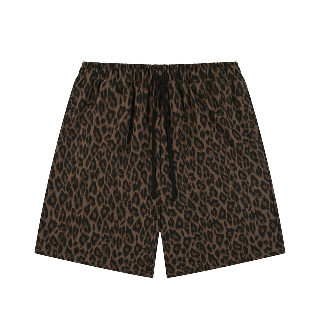 Vengeance Star - Leopard Drawstring Shorts