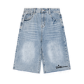 Vengeance Star Wide Leg Vintage Japanese Denim Shorts