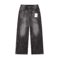 V of Hearts Vintage Wash Wide Leg Jeans