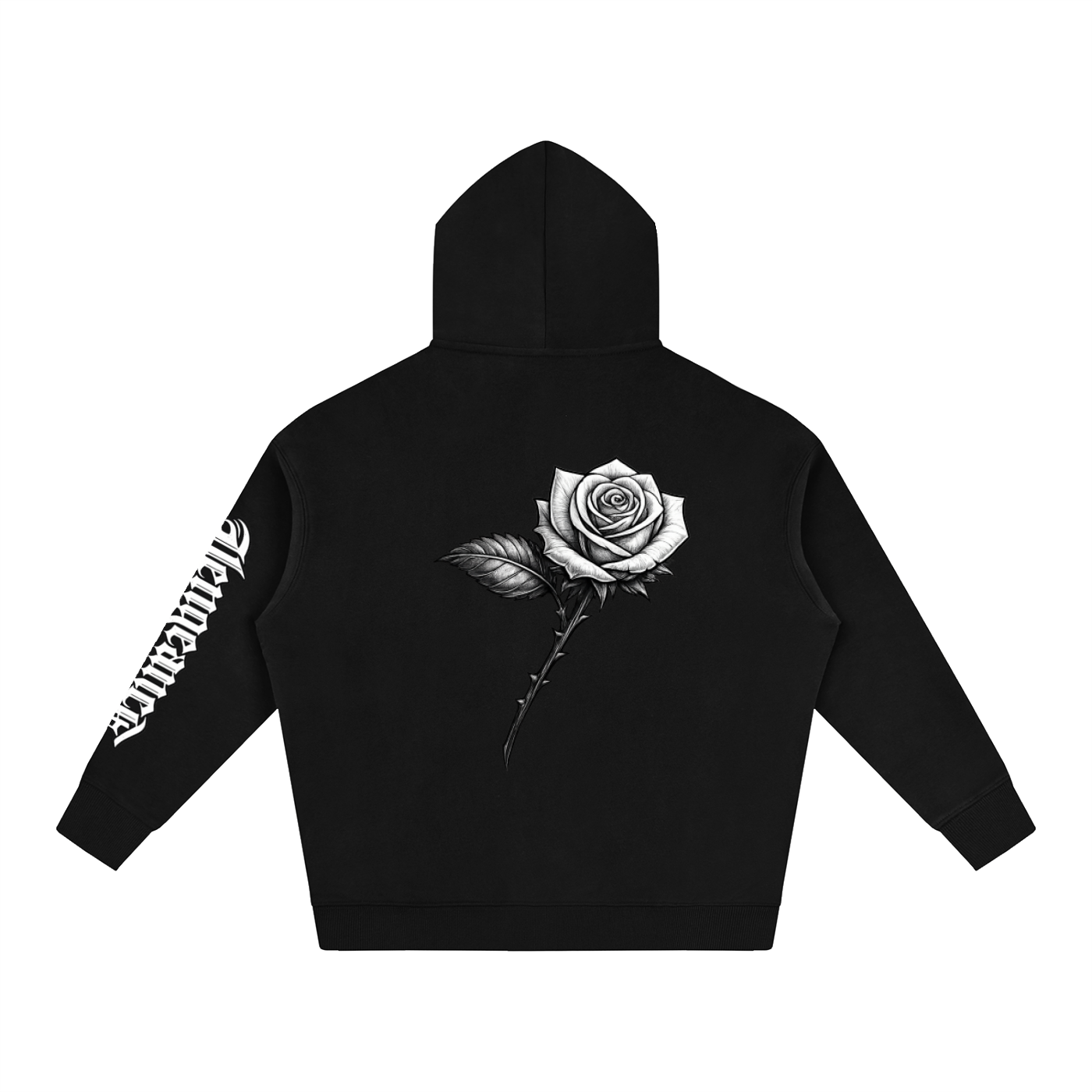 Rose Vengeance Oversize Fleeced Hoodie